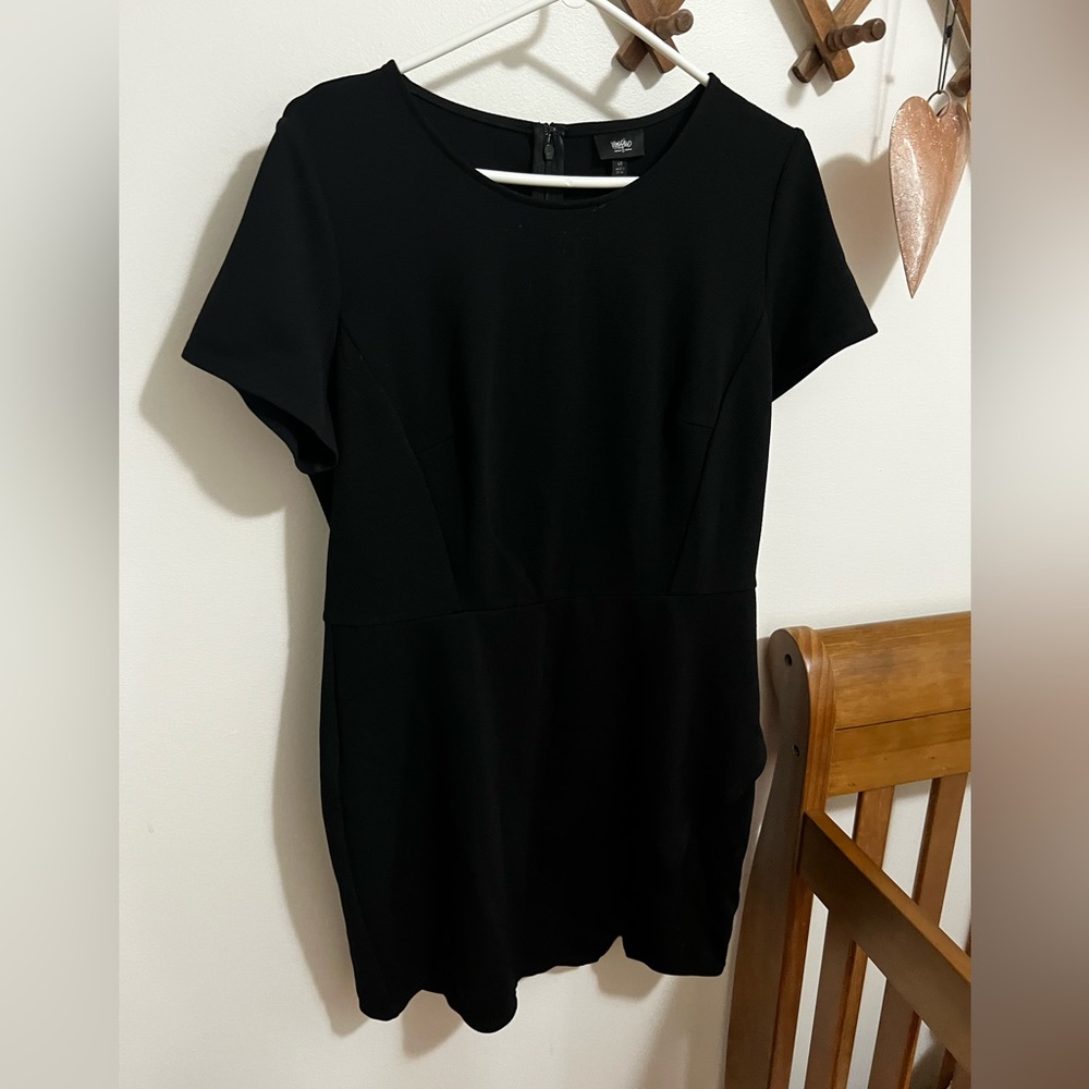 Black mini dress